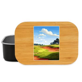 Bethpage Black Golf Club Reiseposter Souvenir - Lunch Box - Schwarz - Vorne