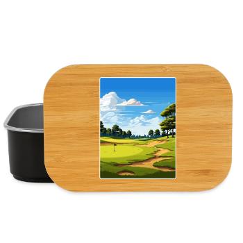 Olympi Fields Golf Club Reiseposter Souvenir - Lunch Box - Schwarz - Vorne