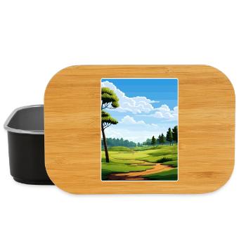 Shadow Creek Golfplatz Reiseposter Souvenir - Lunch Box - Schwarz - Vorne