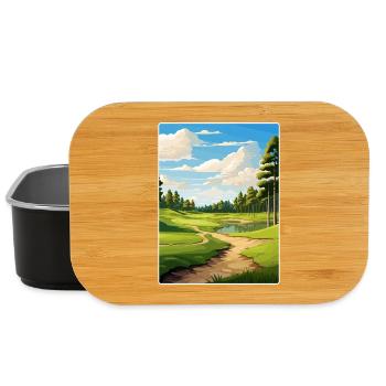 Shadow Creek Golfplatz Reiseposter Souvenir - Lunch Box - Schwarz - Vorne