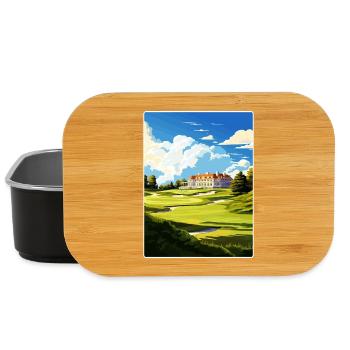 Kongress Golf Club Reise Poster Souvenir WPA - Lunch Box - Schwarz - Vorne