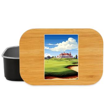 Kongress Golf Club Reise Poster Souvenir WPA - Lunch Box - Schwarz - Vorne