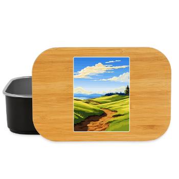 Chambers Bay Golf Club Reiseposter Souvenir WPA - Lunch Box - Schwarz - Vorne