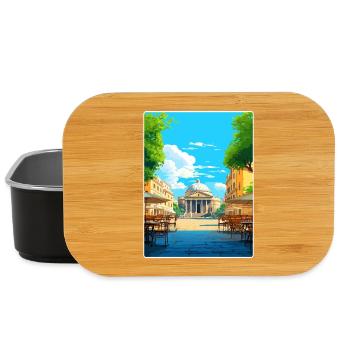 Rom Italien Reise Poster Souvenir Postkarte Farbe - Lunch Box - Schwarz - Vorne