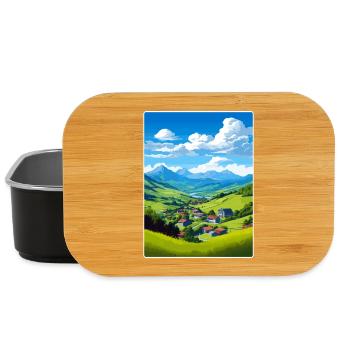 La Savoie France Affiche de voyage Peinture Souvenir WPA - Boîte à goûter - noir - Devant
