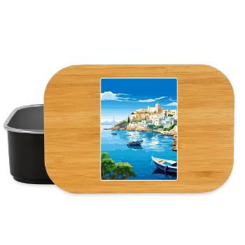 Kos Griechenland Reise Poster Souvenir Postkarte Farbe - Lunch Box - Schwarz - Vorne
