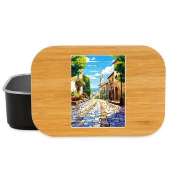 Ravenna Italy Travel Poster Souvenir Painting WPA - Lunch Box - black - Front