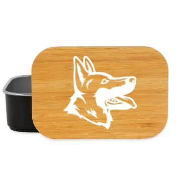Schäferhund Zeichnung - Lunch Box - Schwarz - Vorne