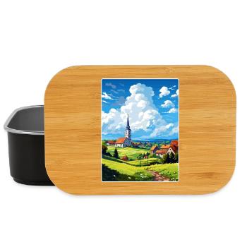 Odenwald Deutschland Reise Poster Souvenir Farbe WPA - Lunch Box - Schwarz - Vorne