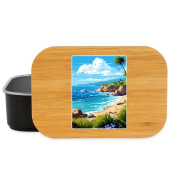 Corse France Voyage Poster Souvenir Peinture WPA - Boîte à goûter - noir - Devant