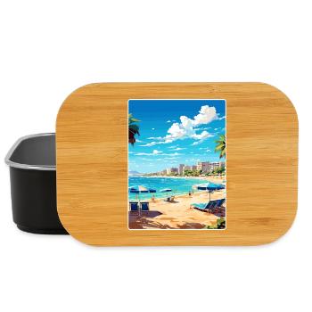 Cala Milor Spanien Reise Poster Souvenir Farbe WPA - Lunch Box - Schwarz - Vorne