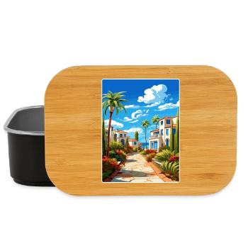 Costa Del Sol Spanien Vintage Reise Poster Souvenir - Lunch Box - Schwarz - Vorne