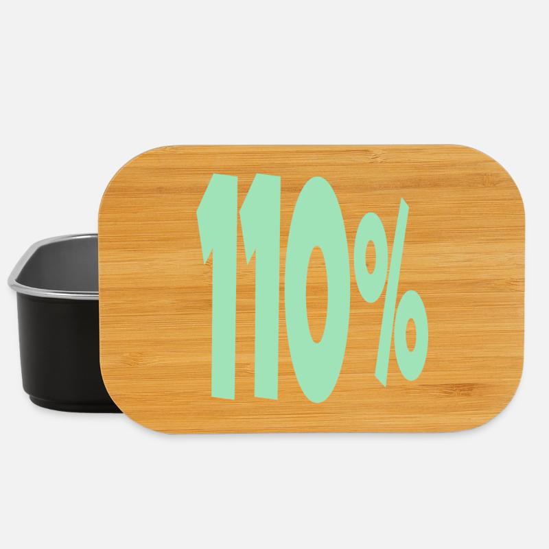 One Hundred and 10 Percent - Lunch Box - black