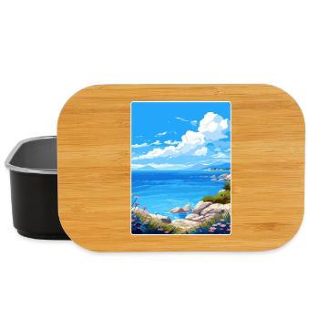 Îles Saroniques Grèce Affiche de voyage Souvenir WPA - Boîte à goûter - noir - Devant