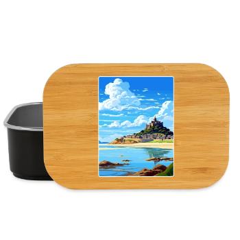 Marazion Cornwall England Reiseposter Souvenir - Lunch Box - Schwarz - Vorne