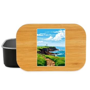 Lizard Point England Reiseposter Souvenir WPA - Lunch Box - Schwarz - Vorne