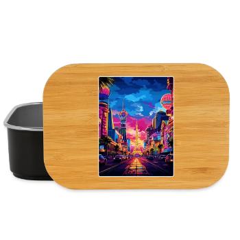 Las Vegas Nevada Reise Poster Souvenir Farbe WPA - Lunch Box - Schwarz - Vorne