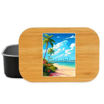 Miami Floride voyage affiche Souvenir peinture WPA - Boîte à goûter - noir - Devant