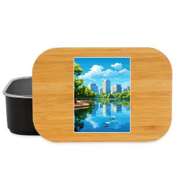 Orlando Beach Florida City Reiseposter Souvenir - Lunch Box - Schwarz - Vorne
