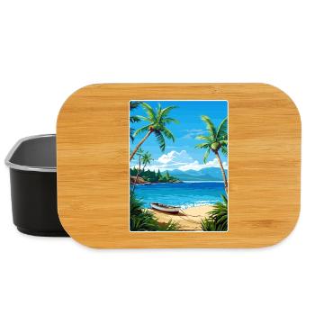 Phuket Thaïlande Affiche de voyage thaïlandaise Souvenir WPA - Boîte à goûter - noir - Devant