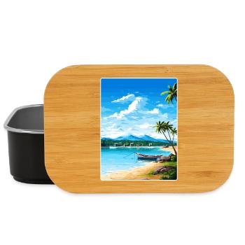Ko Samui Thailand Thai Reise Poster Souvenir WPA - Lunch Box - Schwarz - Vorne