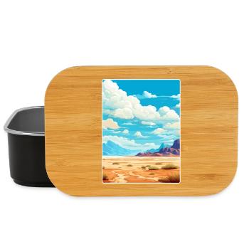 Death Valley Nationalpark Kalifornien Travel Card - Lunch Box - Schwarz - Vorne