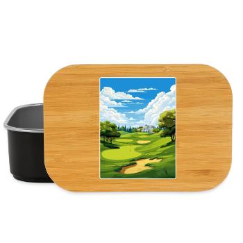 Baltusrol Golf Club Vintage Reiseposter Souvenir - Lunch Box - Schwarz - Vorne