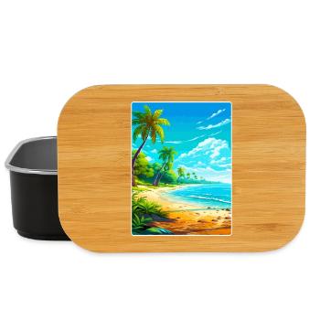 Bahamas Caraïbes Voyage Affiche Souvenir Peinture WPA - Boîte à goûter - noir - Devant