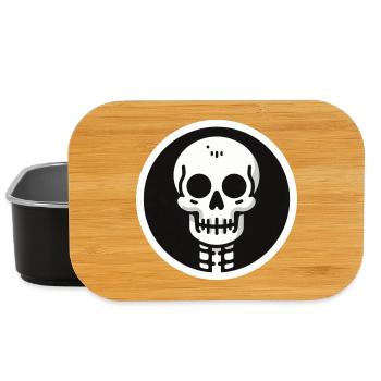 Skeleton Halloween - Lunch Box - black - Front