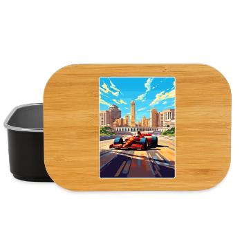 Baku Circuit Motorsport Rennen Aserbaidschan Reisen WPA - Lunch Box - Schwarz - Vorne