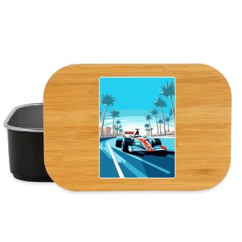 Abu Dhabi Circuit Motorsport Race Uae Travel Card - Lunch Box - black - Front