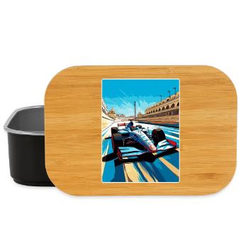 Jerez Circuit Motorsport Race Spain Travel Poster - Lunch Box - black - Front