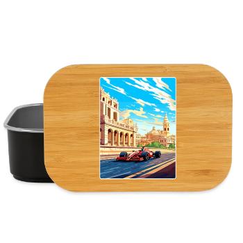 Baku Circuit Motorsport Rennen Aserbaidschan Reisen WPA - Lunch Box - Schwarz - Vorne