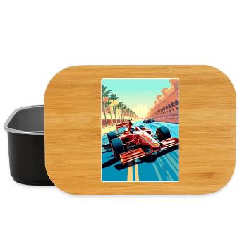 Abu Dhabi Circuit Motorsport Race Uae Travel Card - Lunch Box - black - Front