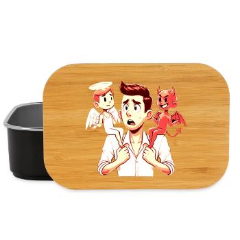 Torn the voice of conscience - Lunch Box - black - Front