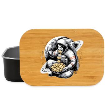 Astronaut Astronaut Pelmeni Delicious Gift - Lunch Box - black - Front