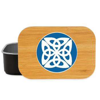 Blue Celtic symbol - Lunch Box - black - Front