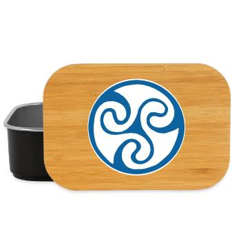 Blue Celtic symbol - Lunch Box - black - Front