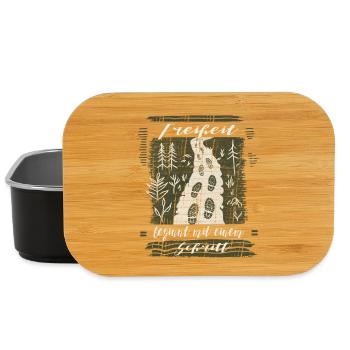 The path is created while walking – Wald Design - Lunch Box - black - Front