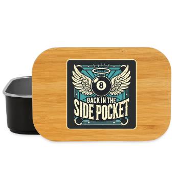 Billard Design - Lunch Box - Schwarz - Vorne