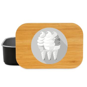 Eiswaffeln - Lunch Box - Schwarz - Vorne