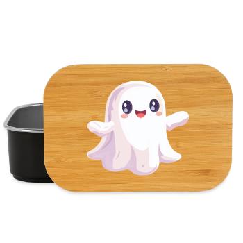 Cute Ghost - Lunch Box - black - Front