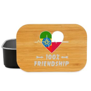 Ethiopia and Poland 100% friendship - Lunch Box - black - Front