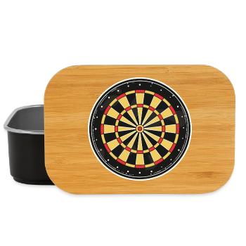 Dartboard Graphic - Lunch Box - black - Front