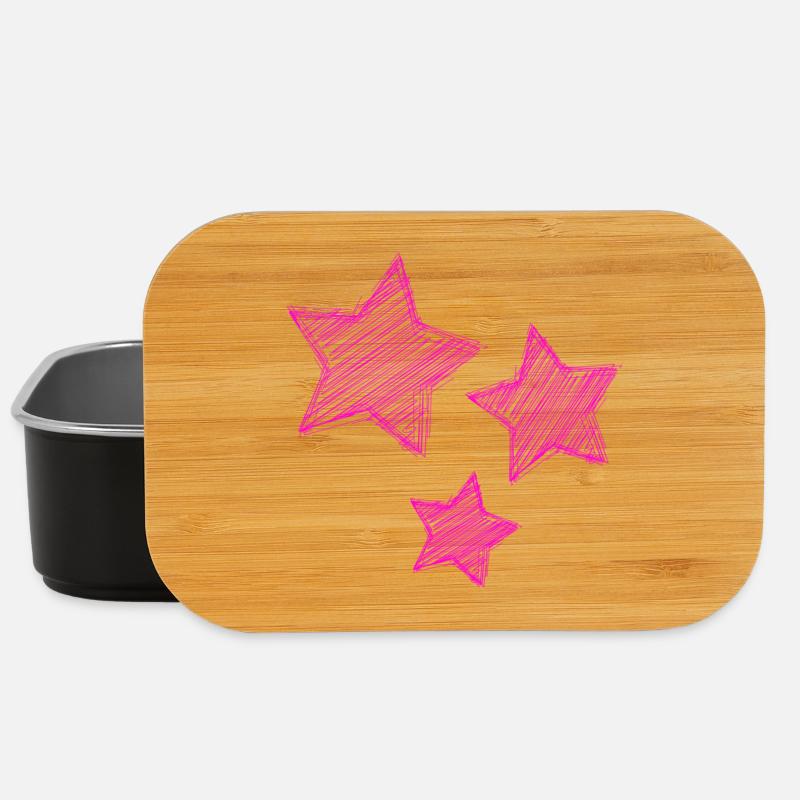STERN. HERZ. PAAR. VALENTINSTAG - Lunch Box - Schwarz