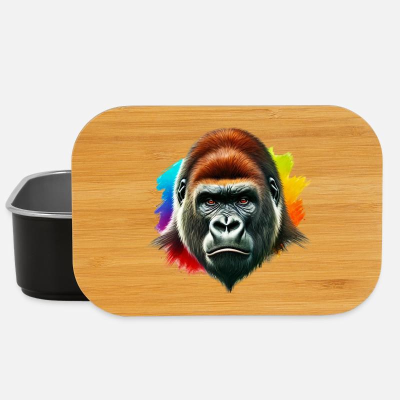 Gorilla - Lunch Box - Schwarz