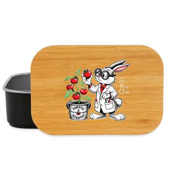 Tomaten Wissenschaftler Wissenschaft Hase Geschenk - Lunch Box - Schwarz - Vorne