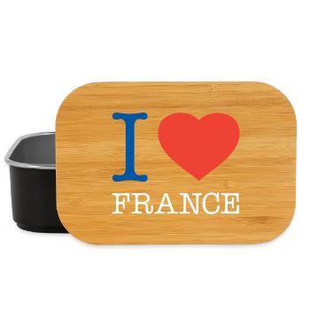 I LOVE FRANCE - Lunch Box - black - Front