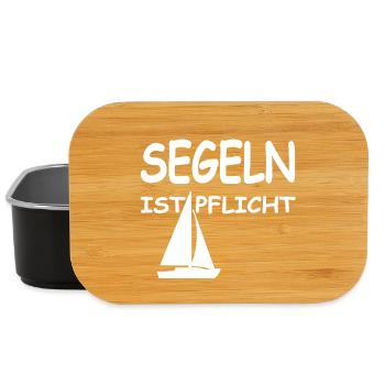 Segeln  - Lunch Box - Schwarz - Vorne