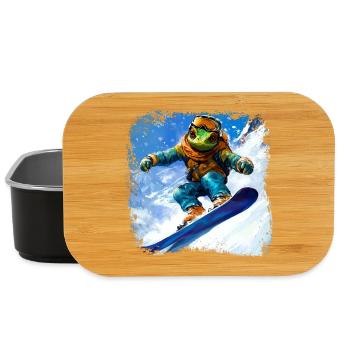 Snowboard Caméléon - Boîte à goûter - noir - Devant